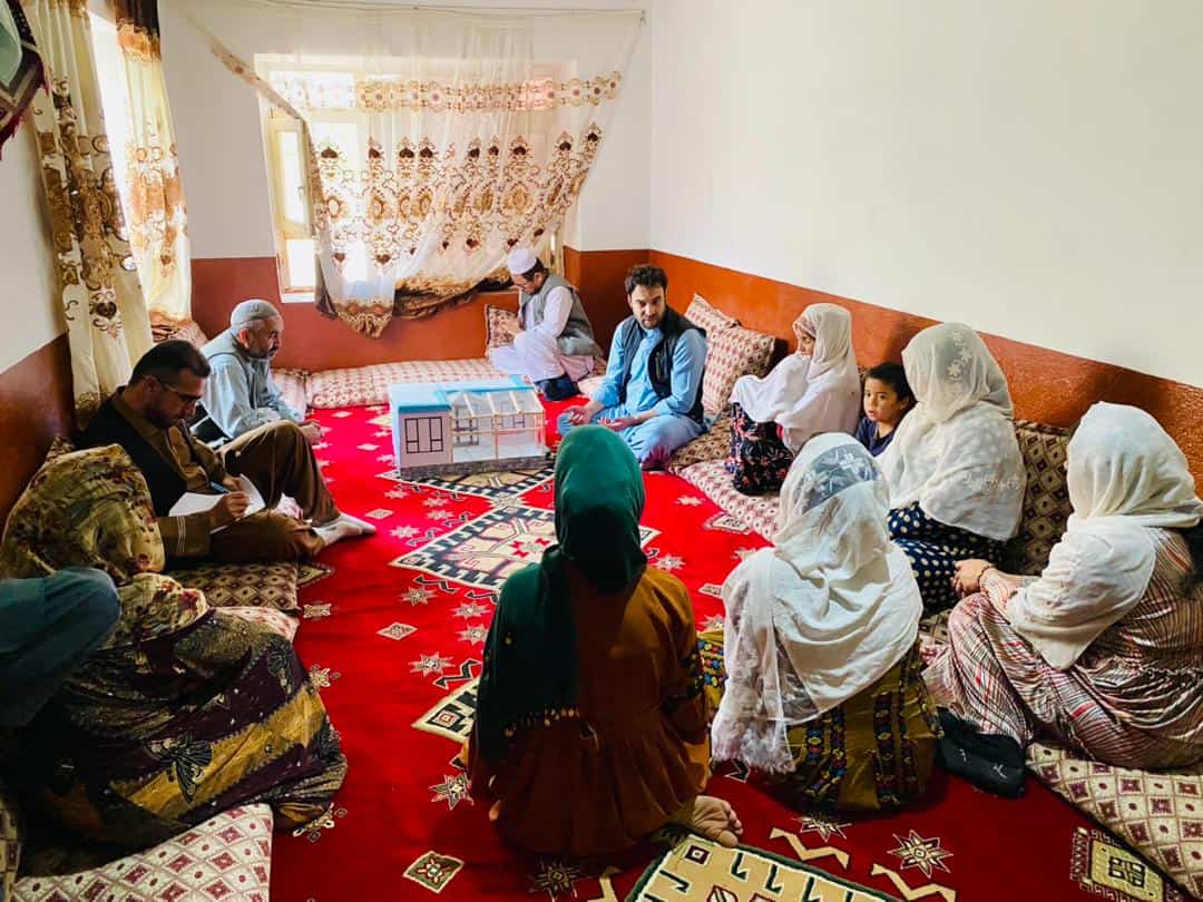 During Prototyping with Women in the target village 1