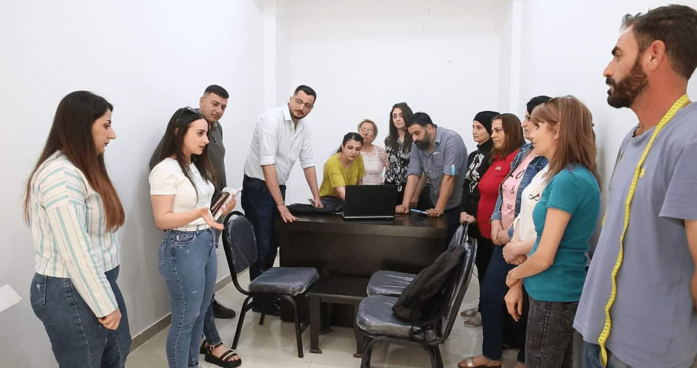 with Tre eco project memebers